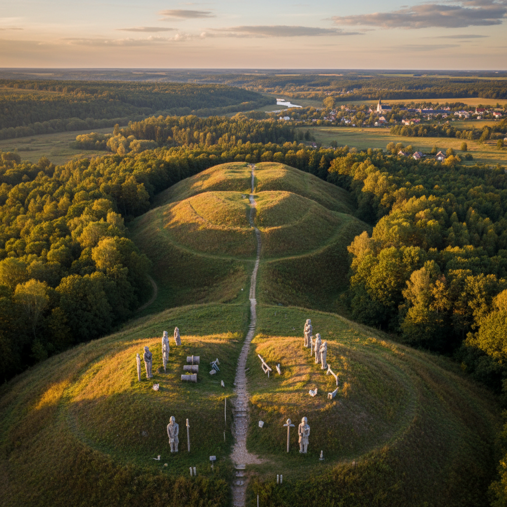 Rudaminos piliakalnis: legendos ir įspūdinga panorama