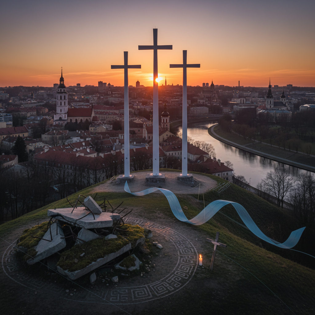 Trijų Kryžių kalnas: paslaptys ir tikroji simbolio istorija