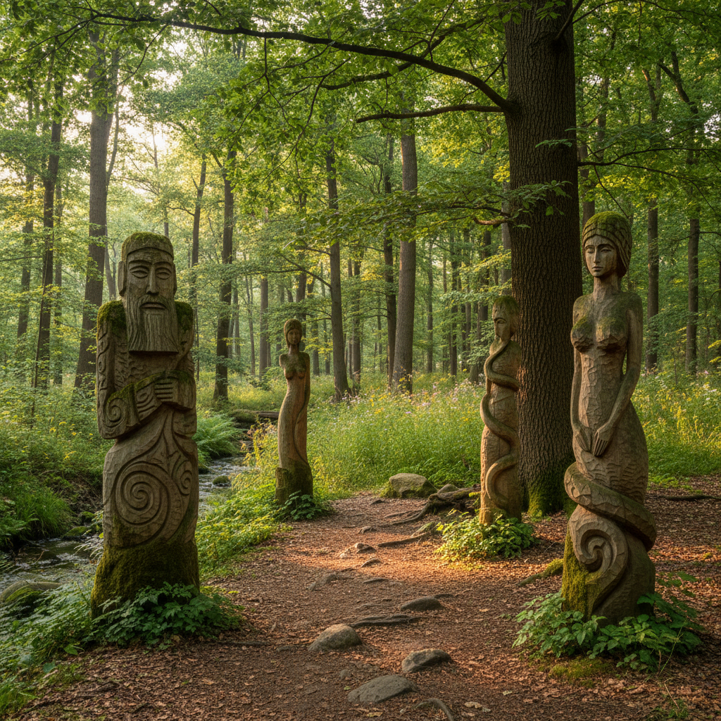 Baltų mitologijos parkas: kur atgimsta senovės dievai