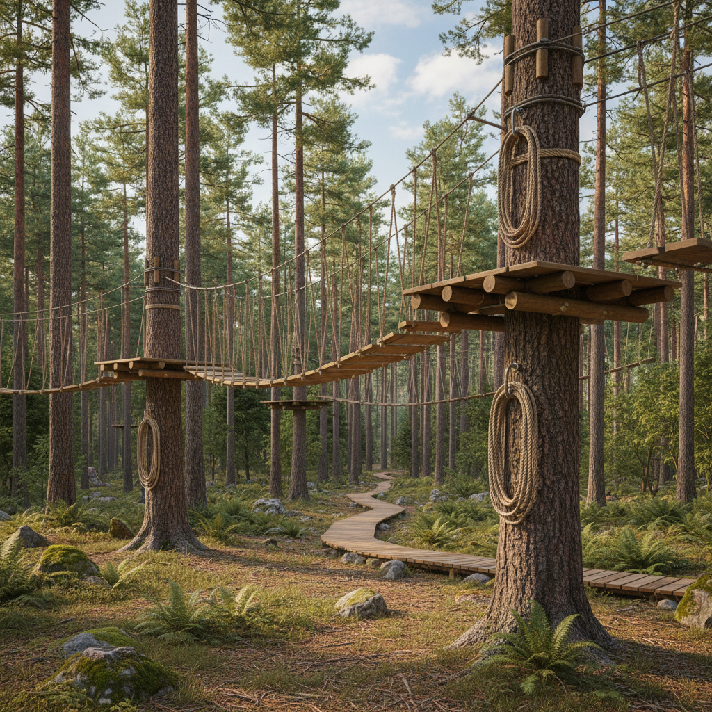 Taurų nuotykių parkas: pramogos visai šeimai ir adrenalinas